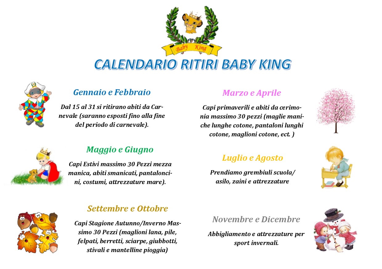 volantino calendario fronte